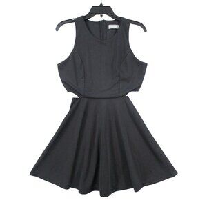 Elegant‎ Black Sleeveless Skater Dress By BelongSci